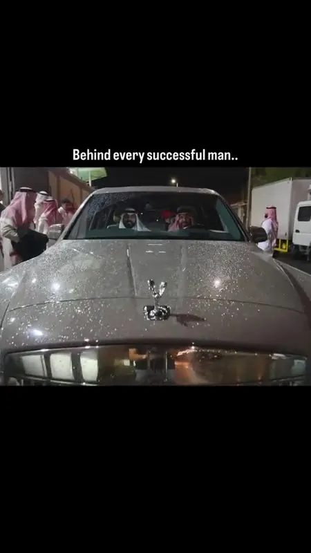 Behind every successful man…